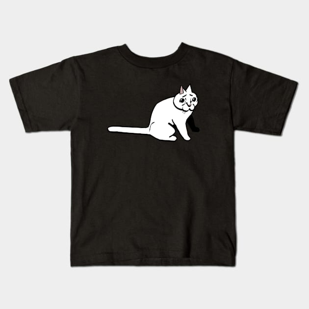 Weirder cat Kids T-Shirt by Netoey